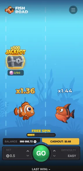 Fish Road Game Start